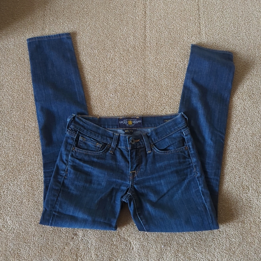 Lucky Brand Charlie Low Rise Skinny Jeans Size 00/24